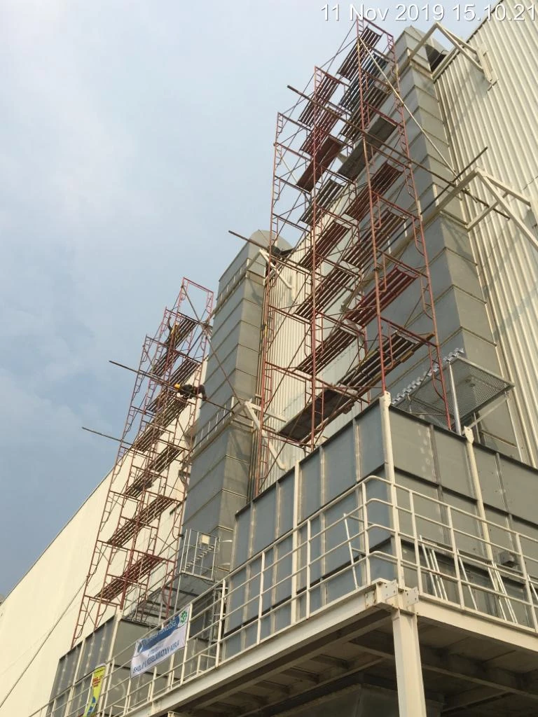 Upgradasi Cerobong Asap Pembangkit Listrik Thermal - PT Ori Nuansa Teknologi - Industrial Construction Project by PT Ori Nuansa Teknologi