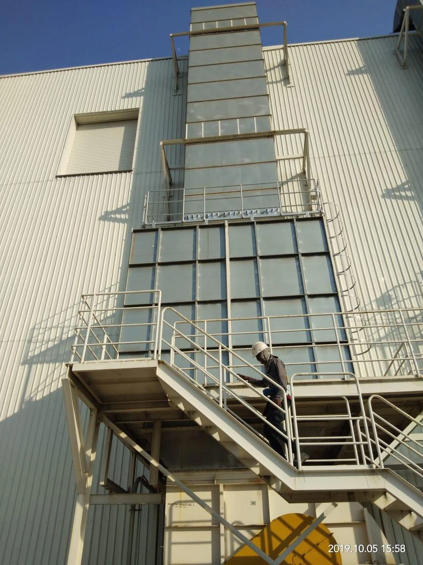 Pemasangan Lining Cerobong Asap Tahan Panas - PT Ori Nuansa Teknologi - Industrial Construction Project by PT Ori Nuansa Teknologi